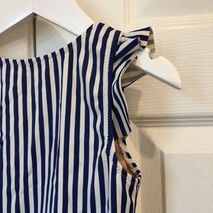 Jcrew Crewcuts girls’ striped swimsuit Size 4/5